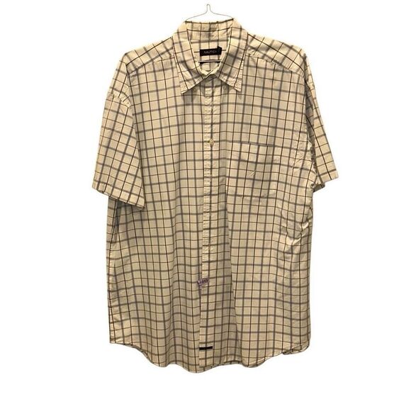 Nautica Short Sleeve Shirt - poplin cotton - XXL - Picture 2 of 6
